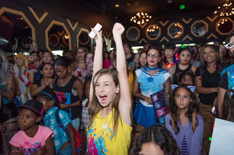 the crowd at International Sailor Moon Day Austin 2016