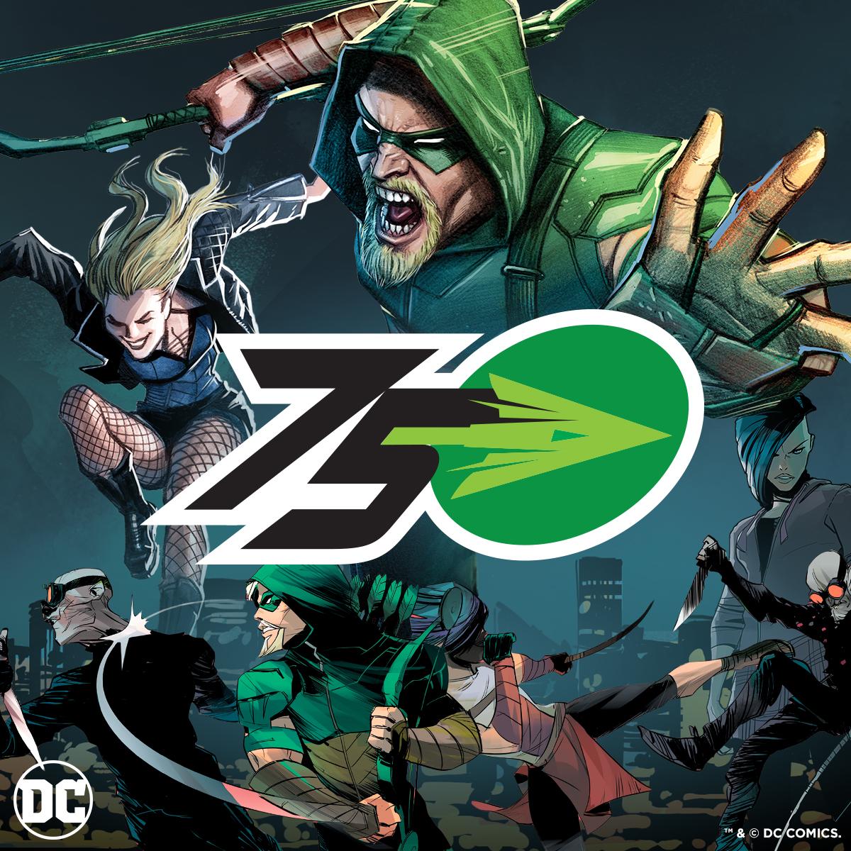 Green Arrow 75th Anniversary Poster