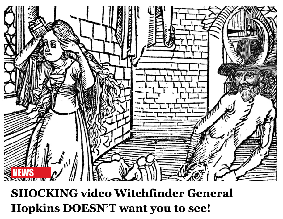 crone clickbait witchfinder