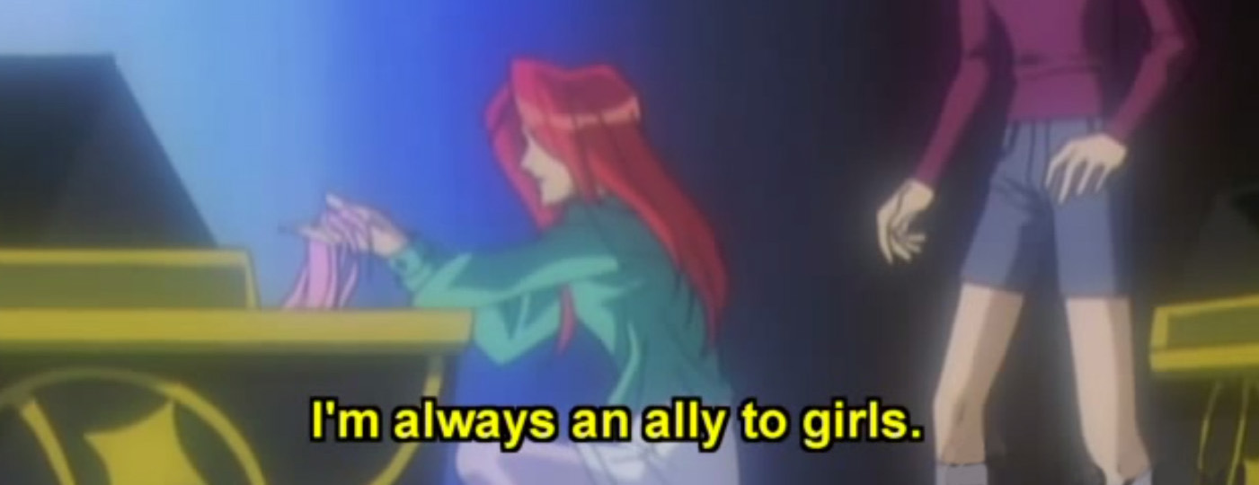 stop me if this starts to sound familiar featured image: touga from utena: "I am always an ally to girls"