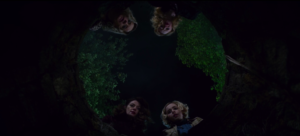 Chilling Sabrina Roundtable Episodes 5 & 6 featured image: four witches staring at a well