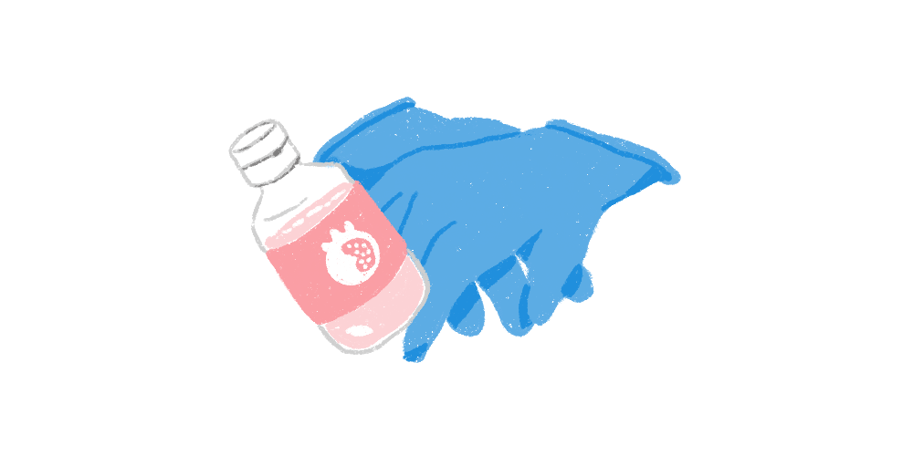 voting safely during covid - sanitizer