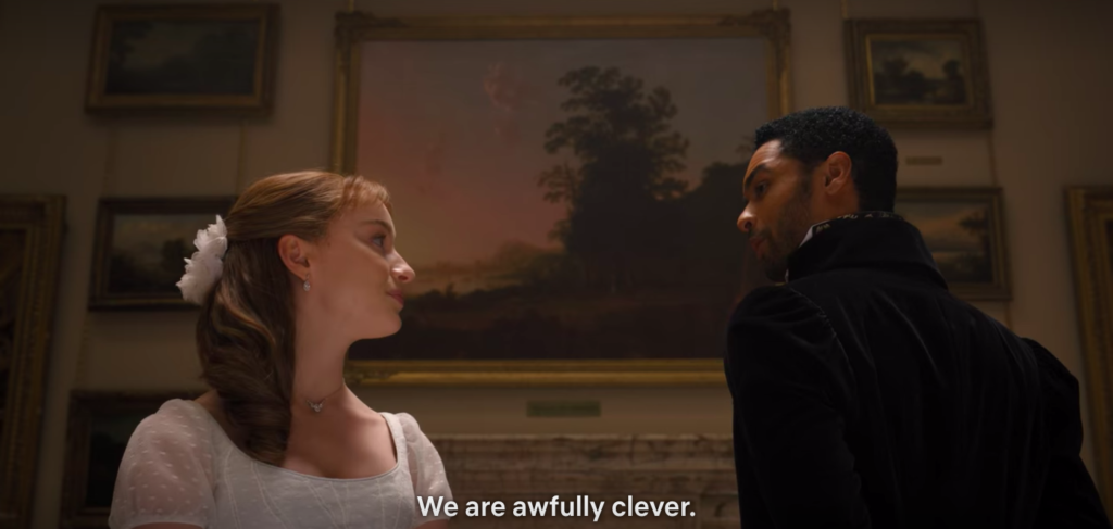 Simon to Daphne: "We are awfully clever."