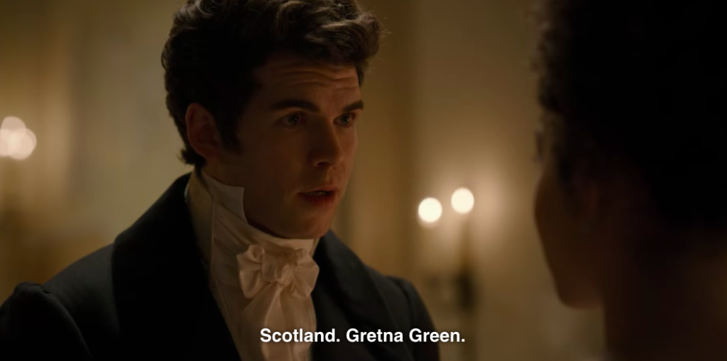 Colin to Marina, "Scotland. Gretna Green."
