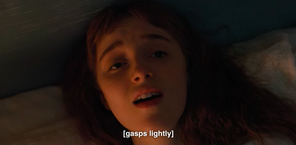 Daphne gasps lightly.
