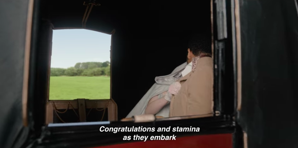 Whistledown, "Congratulations and stamina as they embark"