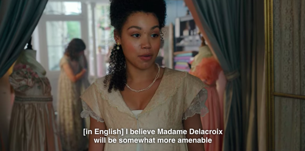 Marina, "I believe Madame Delacroix will be somewhat more amenable."