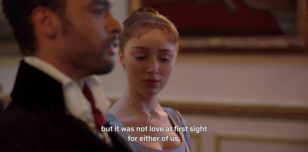 Simon: "but it was not love at first sight for either of us."