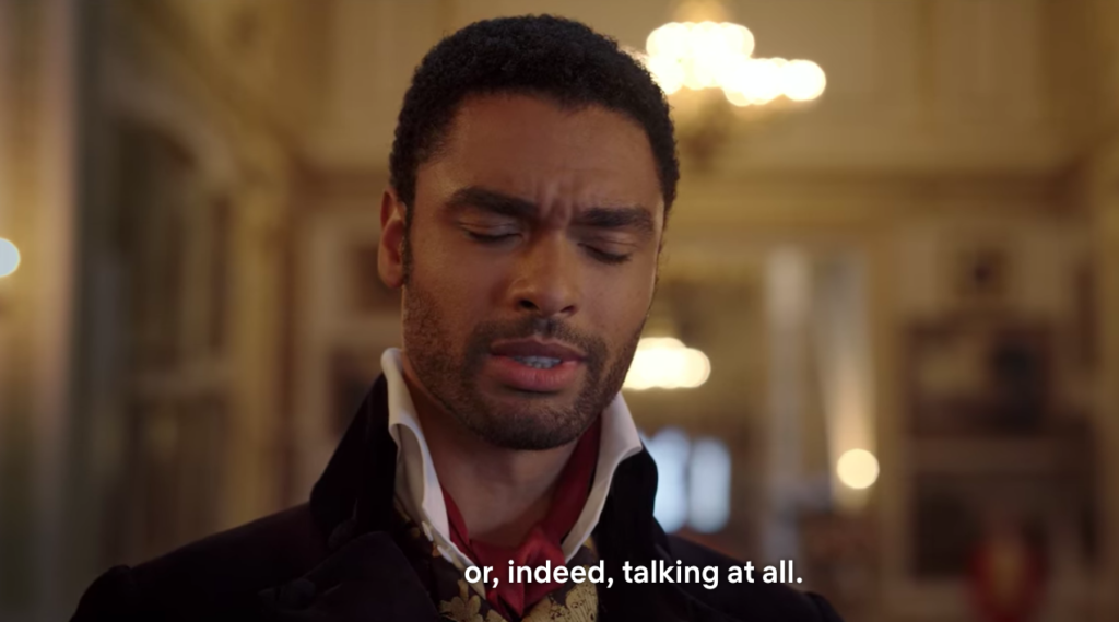 Simon: "Or, indeed, talking at all."