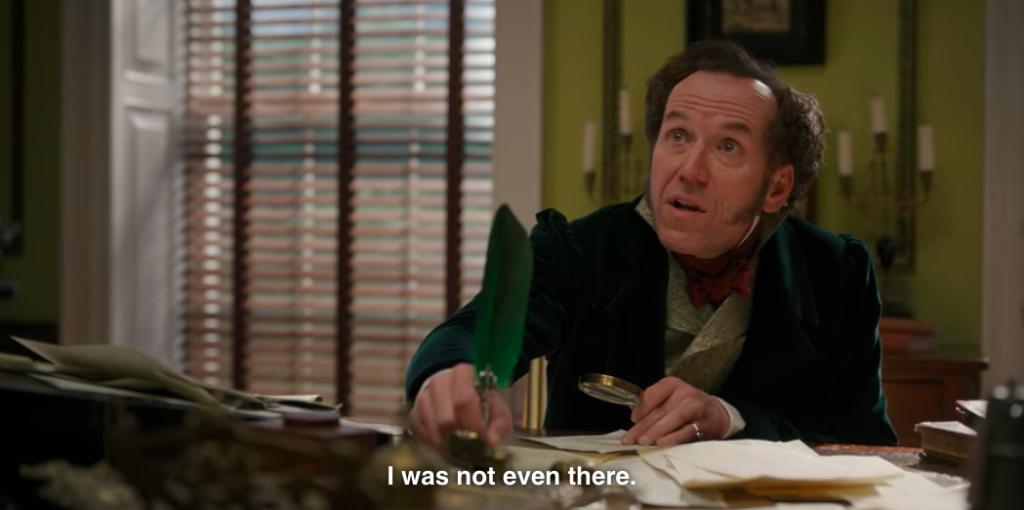 Mr. Featherington, "I was not even there."