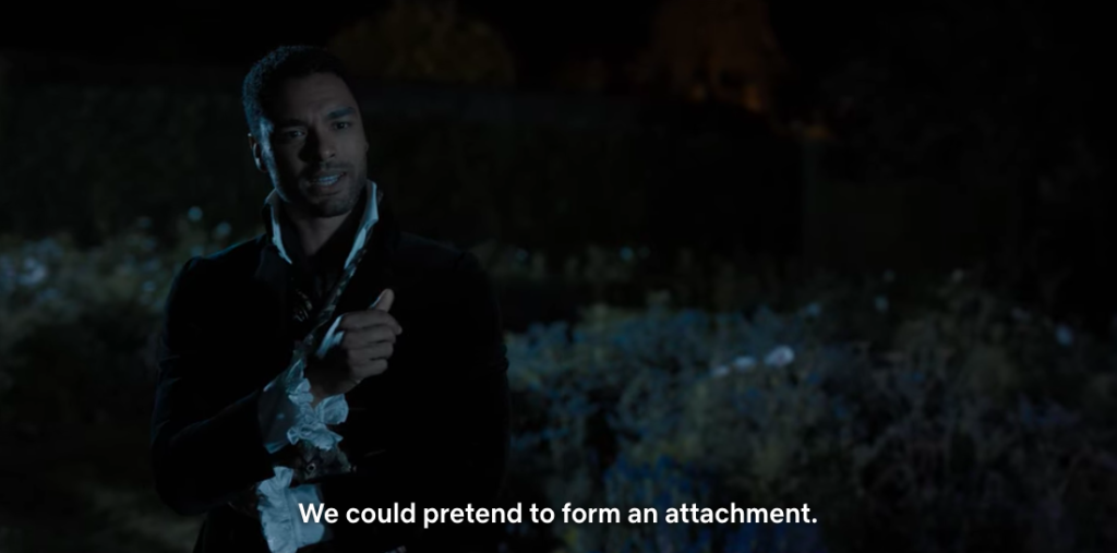 Simon: "We could pretend to form an attachment."