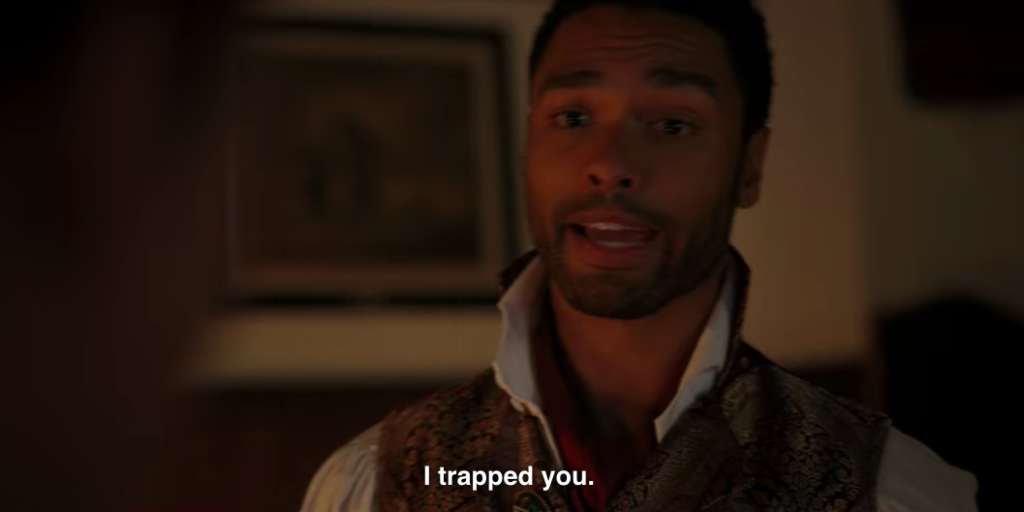 Simon to Daphne: "I trapped you."