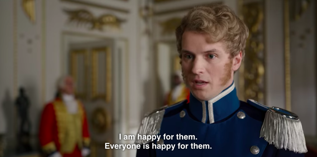 The prince: "I am happy for them. Everyone is happy for them."