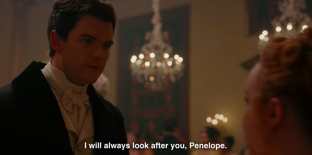 Colin to Penelope: "I will always look after you, Penelope."